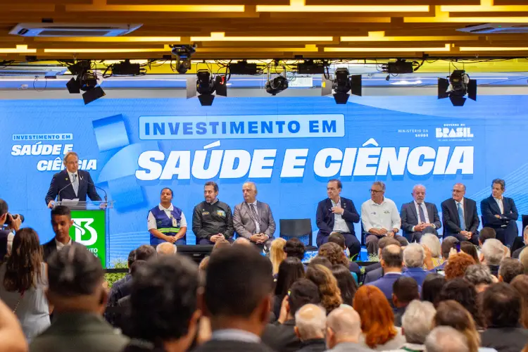 Evento Lula no Butantan