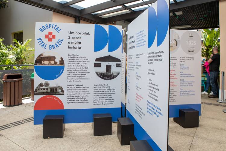 Exposição "Hospital Vital Brazil 80 anos" no Museu da Vacina Butantan