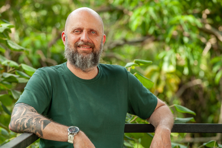 foto do pesquisador Daniel Pimenta, do Instituto Butantan